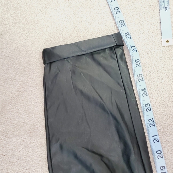 Sandwich_ Faux Leather Tapered Jogger Trousers S - Picture 6 of 7